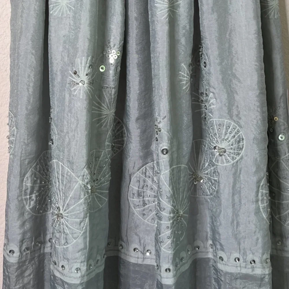Lapis Anthropologie Women’s Light Gray Convertible Strapless Dress OR Skirt OS